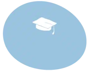 Student icon blob