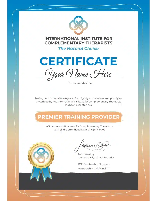 Premier Training Provider Certificate